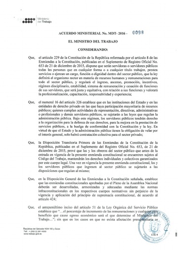 Directrices para el Ingreso de las y los Servidores Públicos