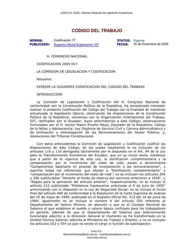 Código de Trabajo